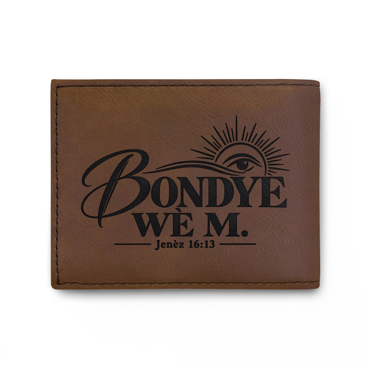 Bondye Wè M. Kreyòl Christian RFID wallet, view 14