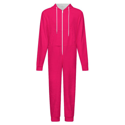 Me Myself and Him Women's Christian Flannel Zip up Jumpsuit Pajamas