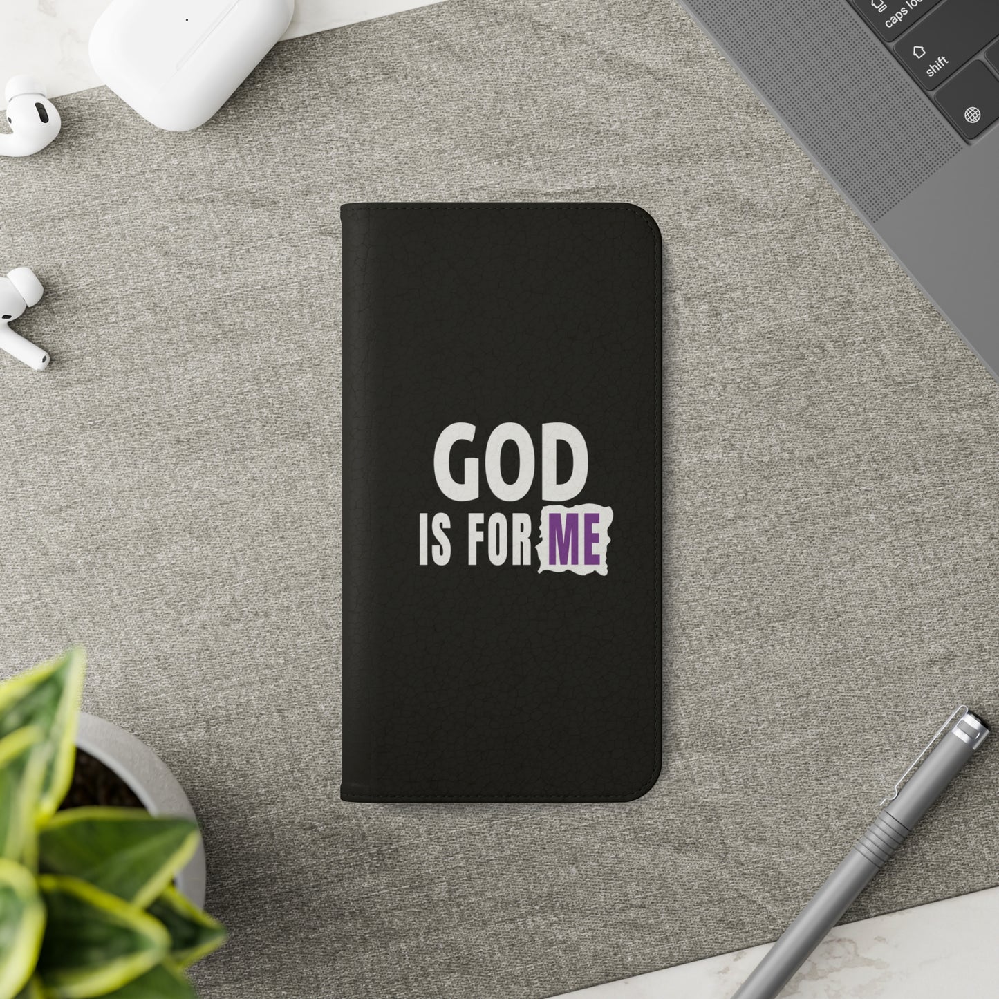 God Is For Me Christian Phone Flip Cases Printify