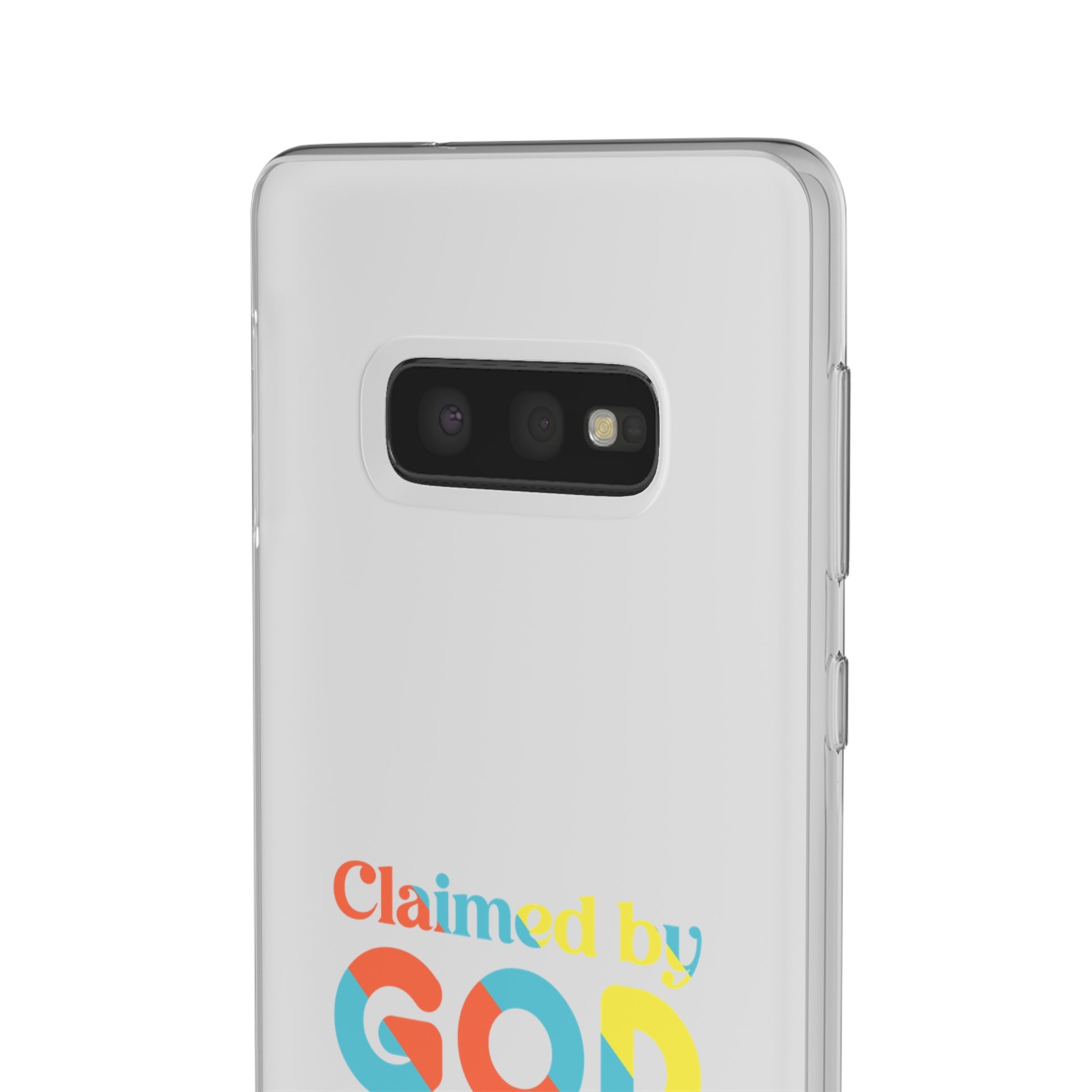 Claimed By God Purpose Over Pain Christian Flexi Phone Case Printify