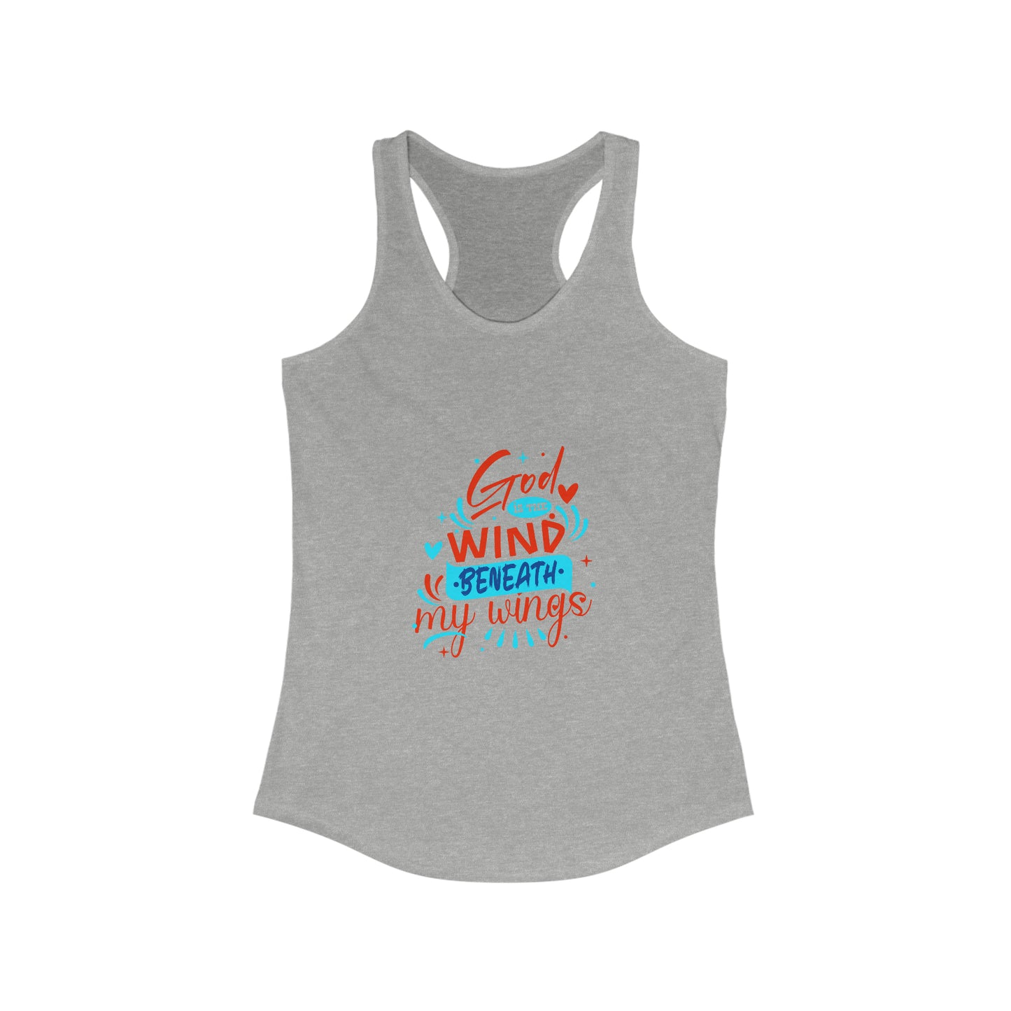 God Is The Wind Beneath My Wings  Slim Fit Tank-top