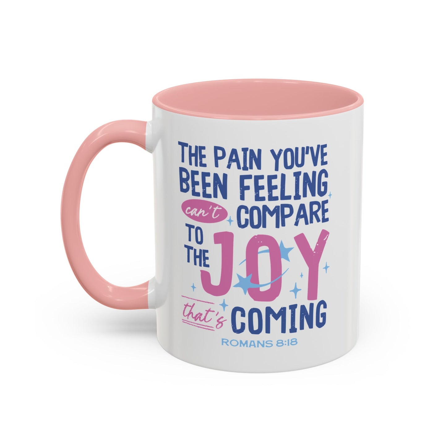 Inspirational Coffee Mug - Joyful Encouragement with Romans 8:18