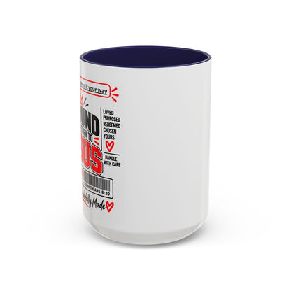 If Found, Return to Jesus Personalized Christian Coffee Mug — Called by Name Accent Mug (15oz)