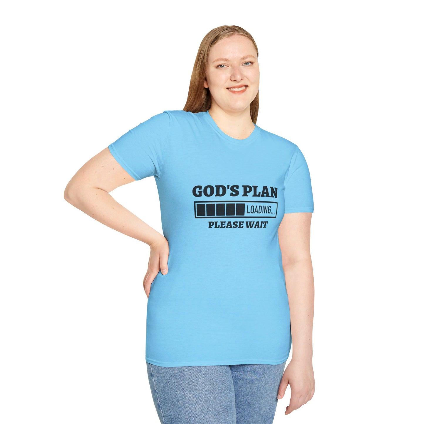 God's Plan Loading Unisex Christian T-shirt