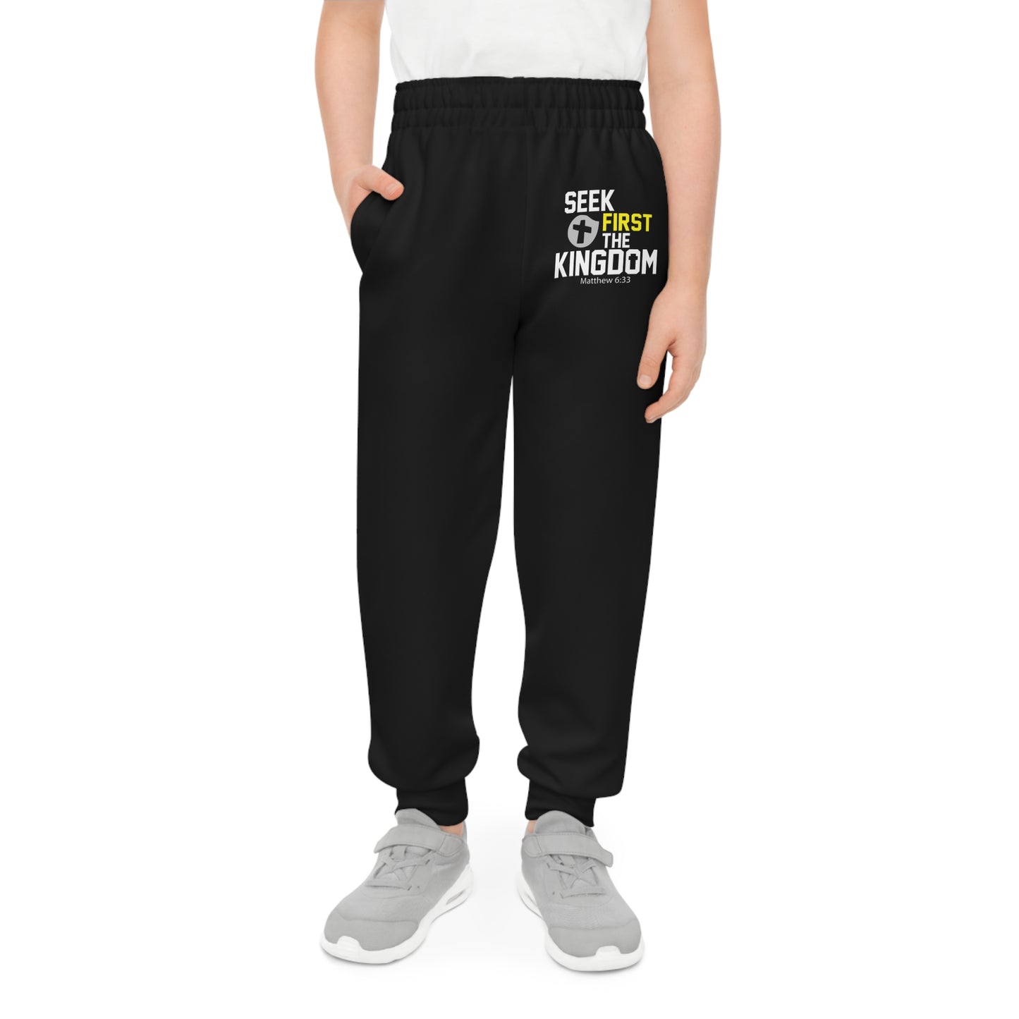 Seek First The Kingdom Youth Christian Sweatpants (Joggers)