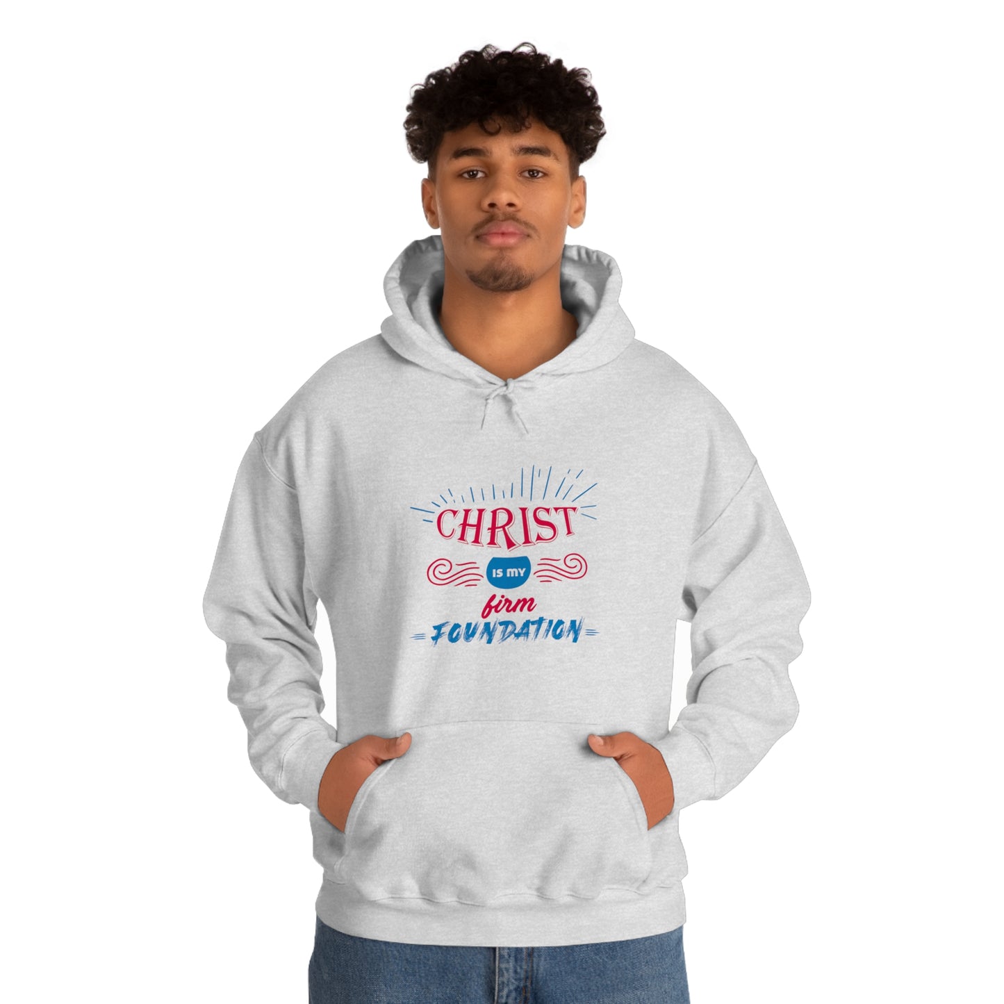 Christ Is My Firm Foundation Unisex Hooded Sweatshirt