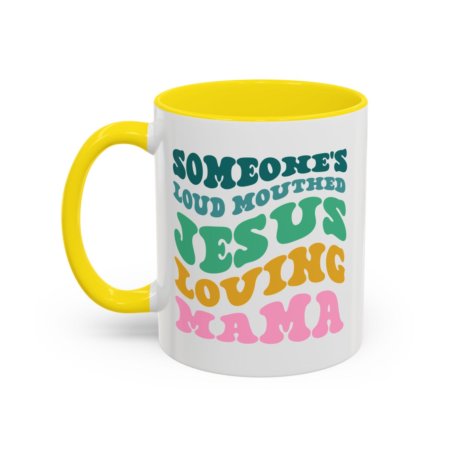 Loud-Mouthed Loving Mama Coffee Mug - Ideal Gift for Moms, Funny Mug, Faith-Based Gift, Colorful Tea Cup, Mother's Day Surprise
