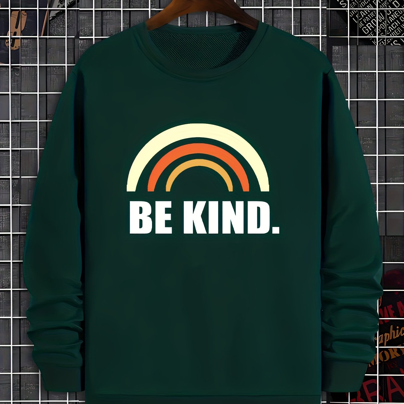 BE KIND Unisex Christian Pullover Sweatshirt claimedbygoddesigns