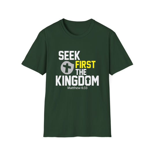 Seek first The Kingdom Christian Unisex T-shirt