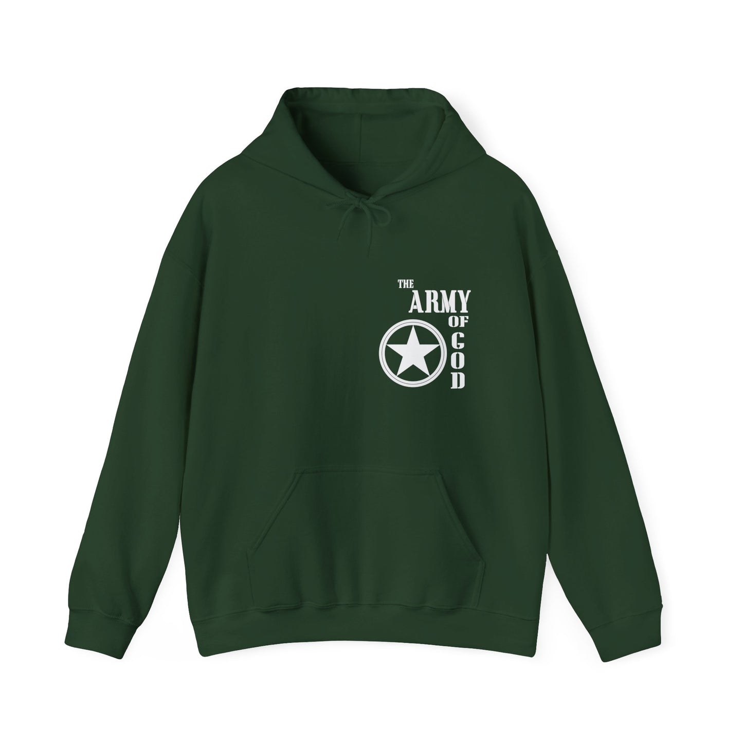 The Army Of God Unisex Christian Hooded Pullover Sweatshirt