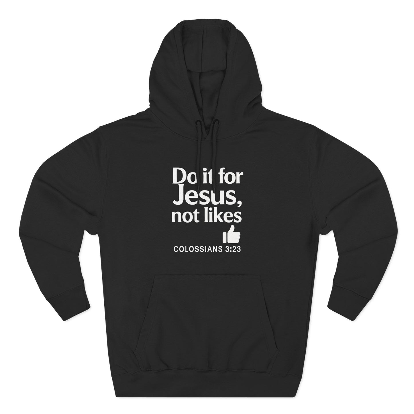 Christian Unisex Fleece Hooded Sweatshirt, Inspirational Hoodie, Do It for Him Pullover, Religious Gift, Cozy Faith Apparel - ClaimedbyGodDesigns