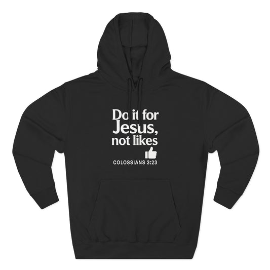 Christian Unisex Fleece Hooded Sweatshirt, Inspirational Hoodie, Do It for Him Pullover, Religious Gift, Cozy Faith Apparel - ClaimedbyGodDesigns