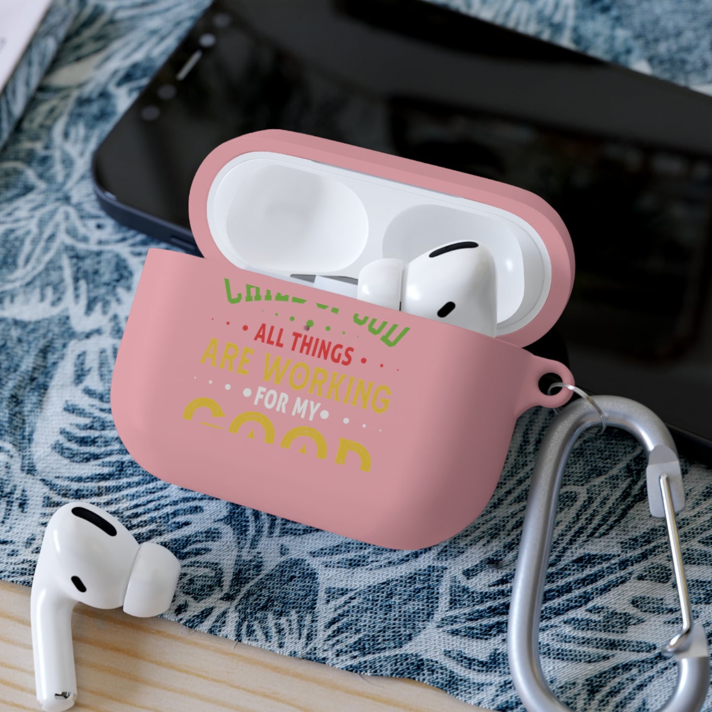 Child Of God All Things Are Working For My Good Christian Airpod / Airpods Pro Case cover Printify