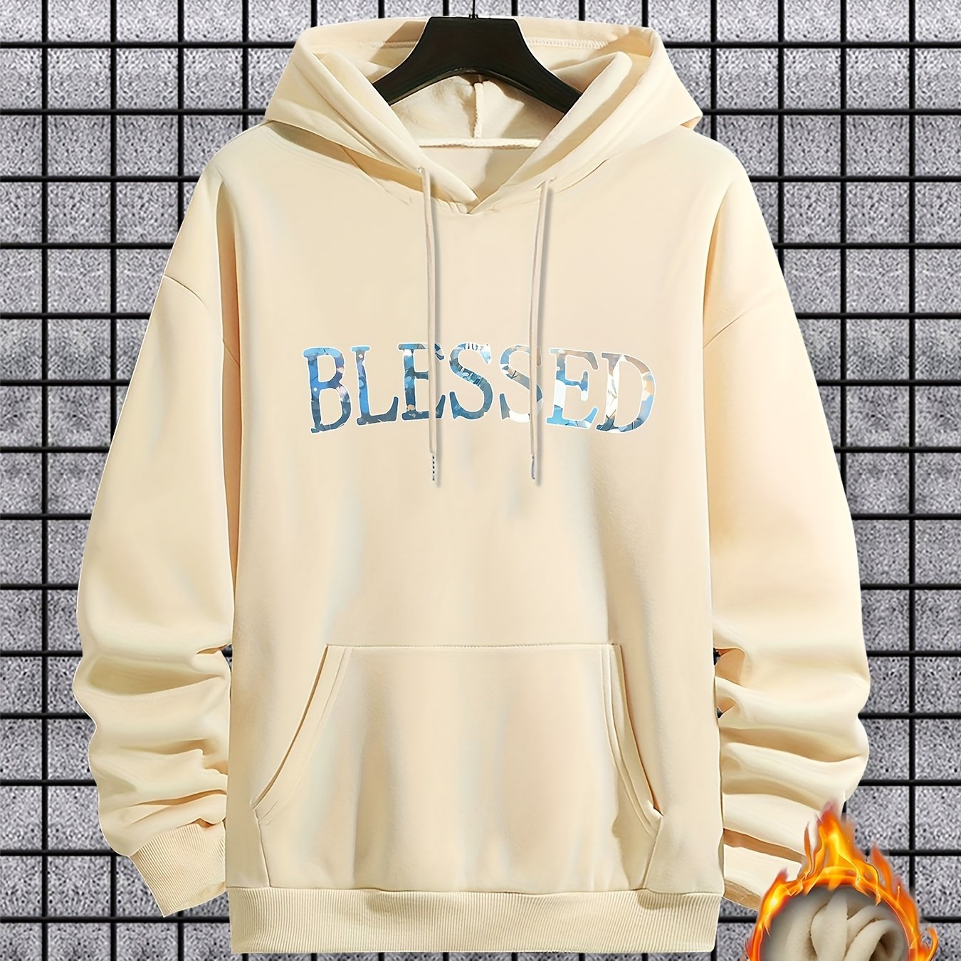 Blessed Men's Christian Pullover Hooded Sweatshirt claimedbygoddesigns