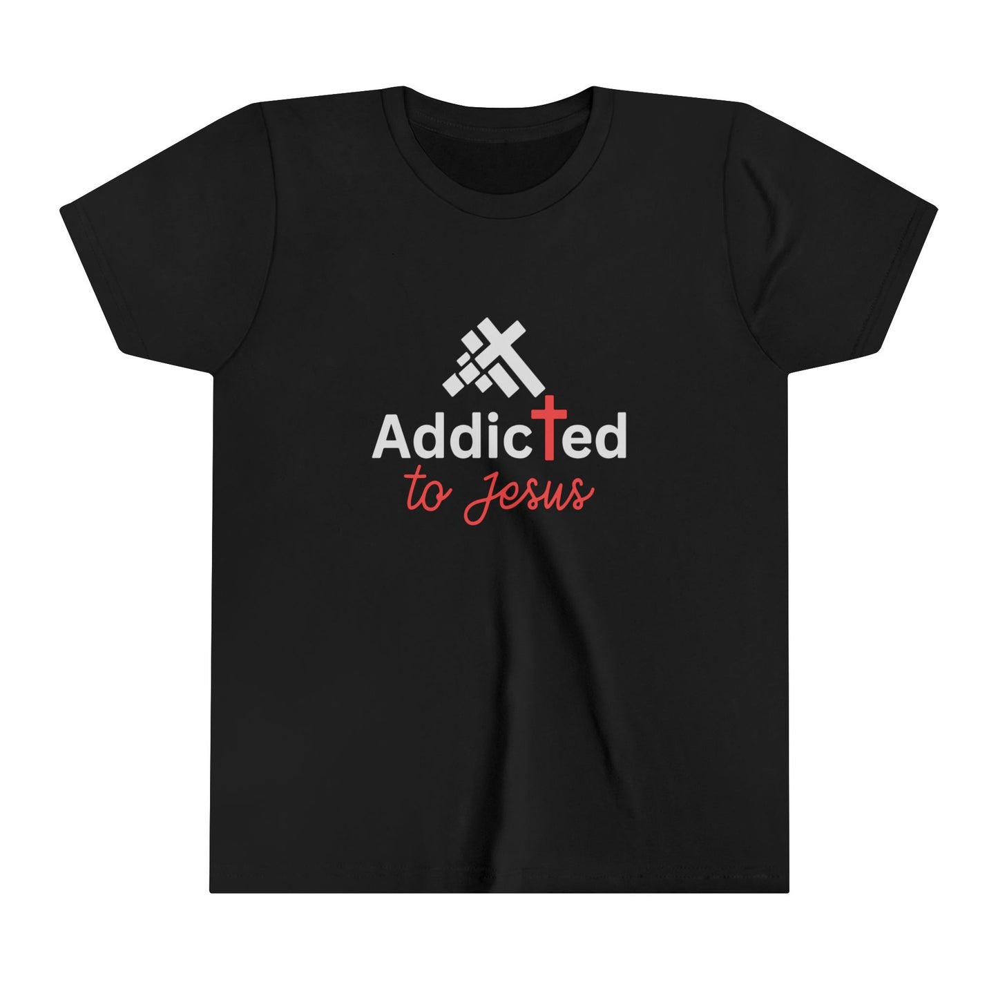 Addicted To Jesus Youth Christian T-shirt