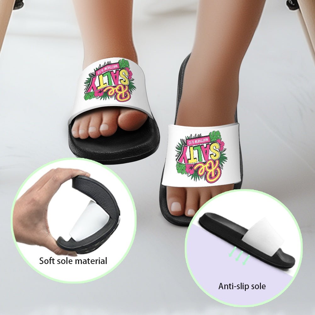 Be Salty Christian Children's Sandals - ClaimedbyGodDesigns