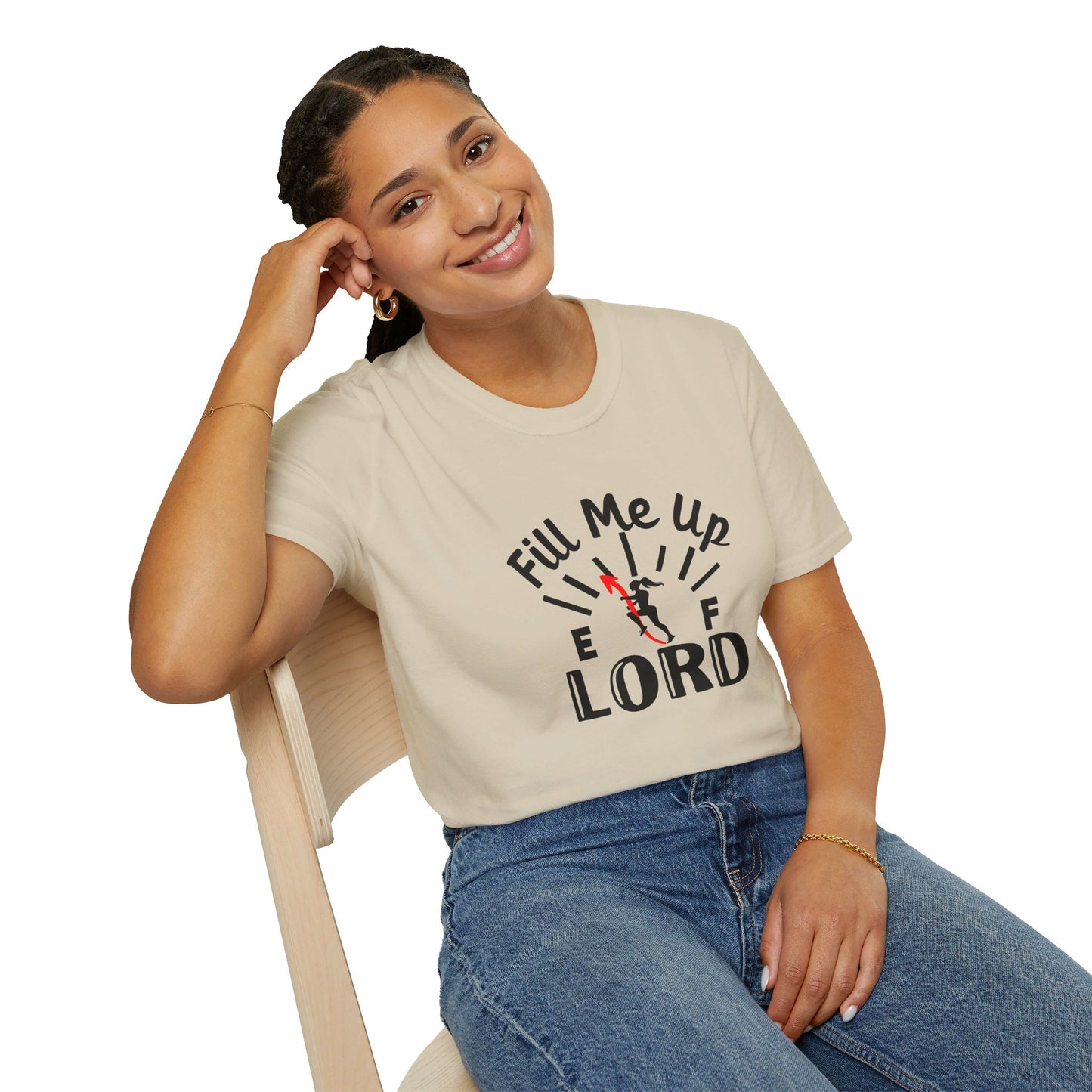 Fill Me Up Lord Funny Unisex Christian T-shirt