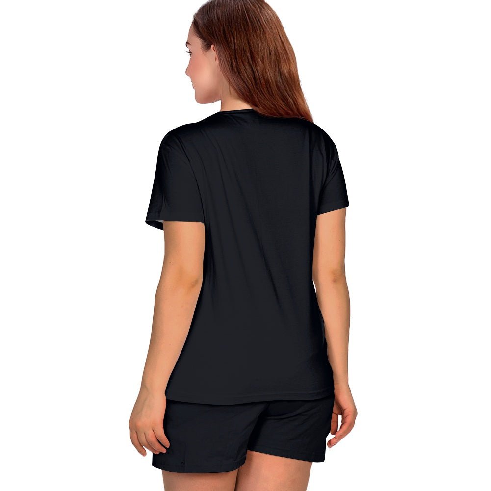 Carrying A Promise Christian Maternity Short Sleeve Pajama Set - ClaimedbyGodDesigns