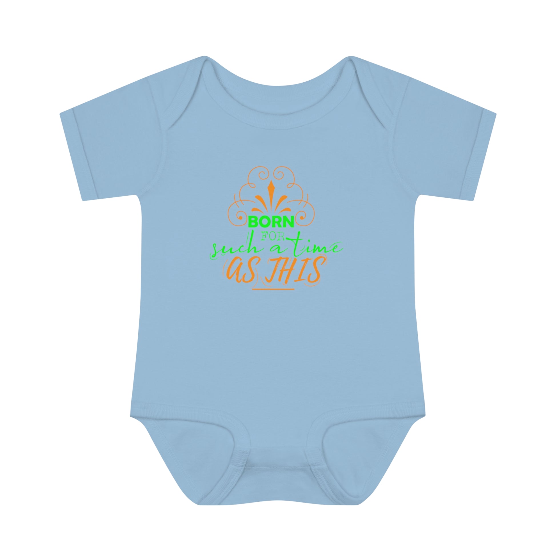 Born For Such A Time As This Christian Baby Onesie Printify