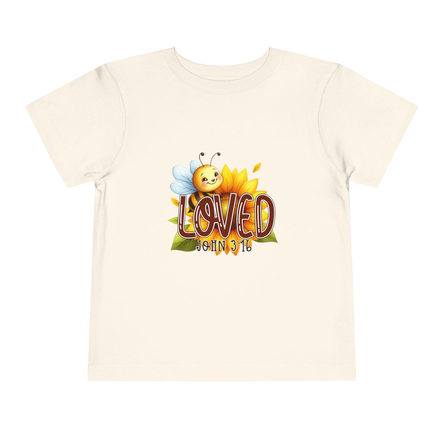 John 3:16 Loved Christian Toddler T-Shirt