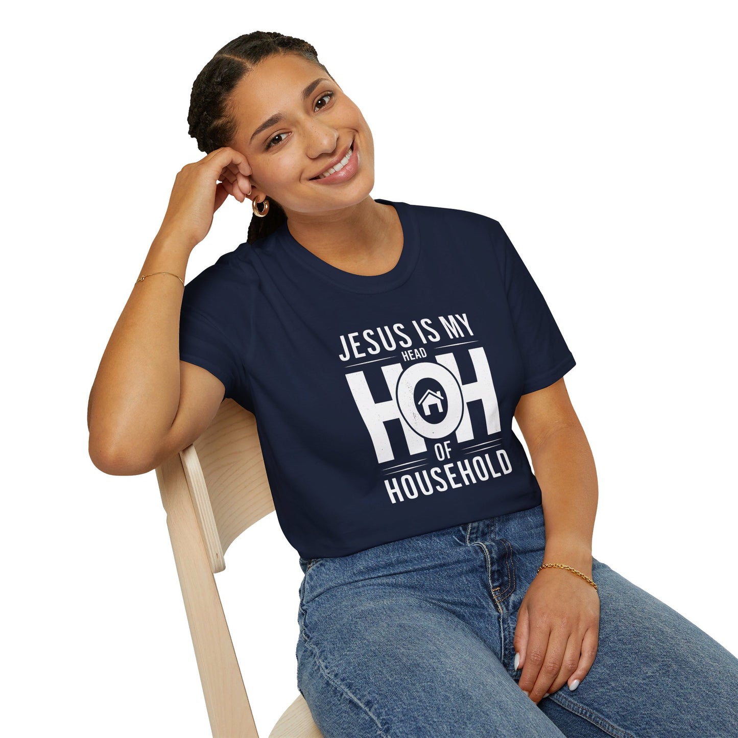 Jesus Is My Head Of Household HOH Christian Unisex T-shirt