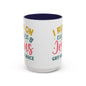 Inspirational Coffee Accent Mug - "I Run on Coffee & " - Perfect Gift for Faith & Coffee Lovers