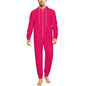 Me Myself and Him Women's Christian Flannel Zip up Jumpsuit Pajamas