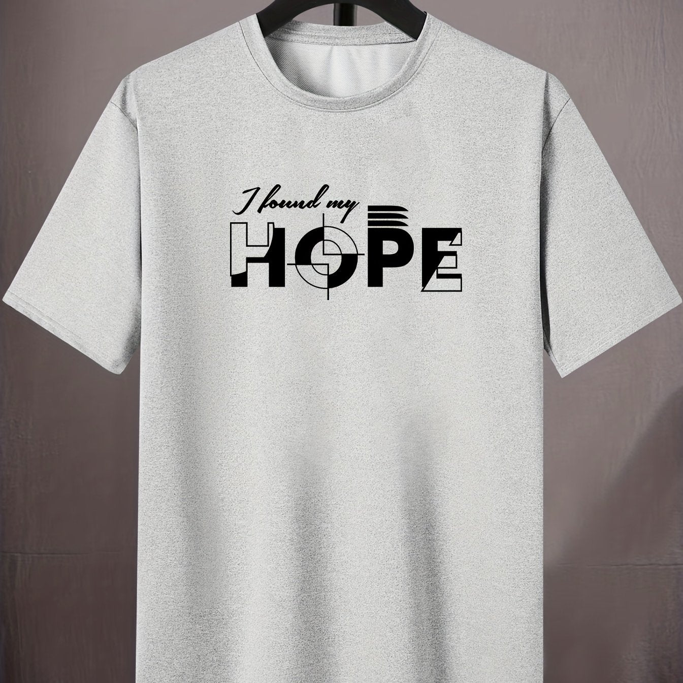 I Found My Hope Men's Christian T-shirt claimedbygoddesigns