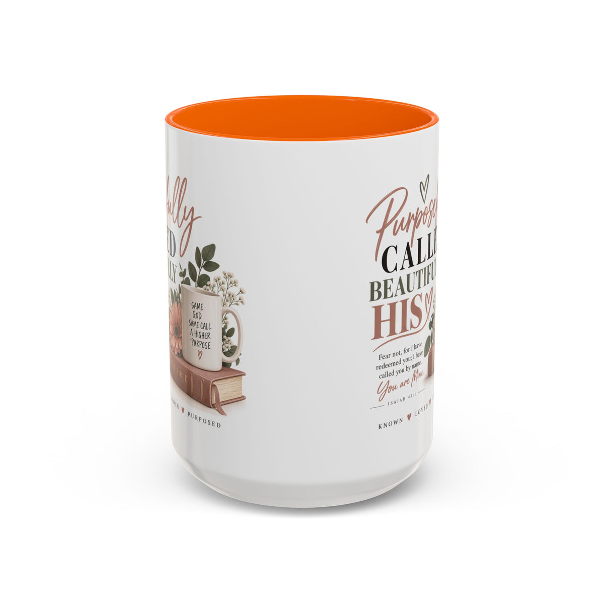 Purposefully Called, Beautifully His Accent Coffee Mug — Christian Inspirational 11/15oz