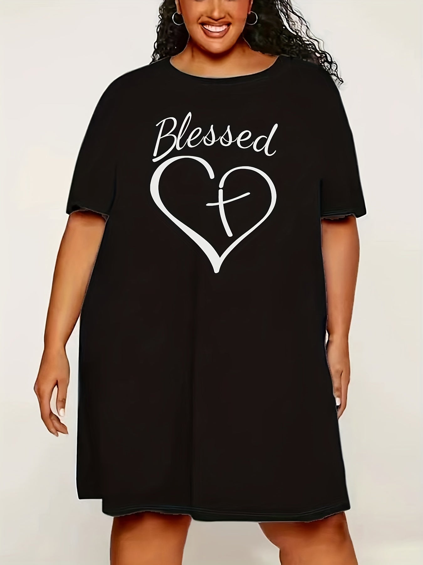 Blessed Plus Size Women's Christian Pajamas claimedbygoddesigns