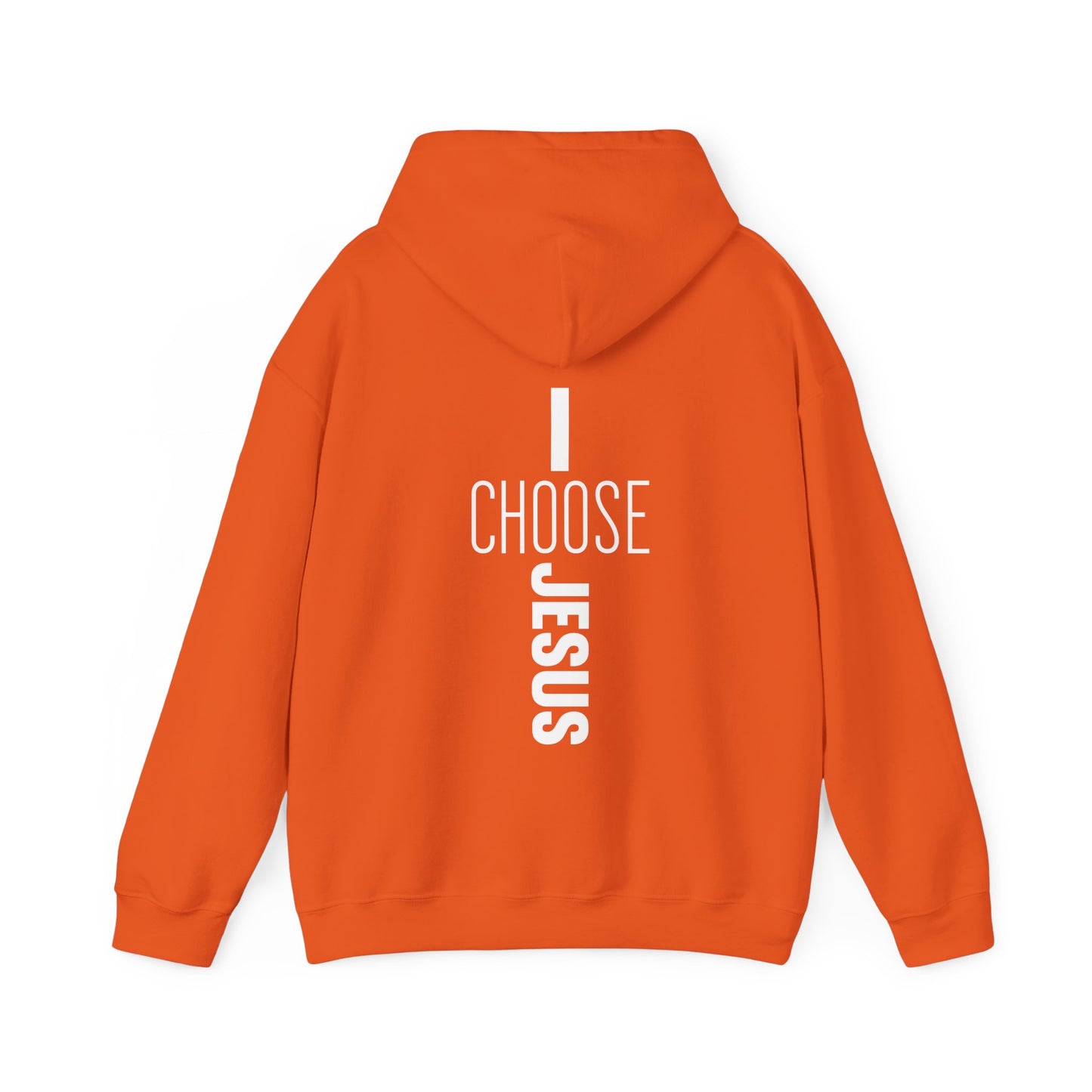 I Choose Jesus Unisex Christian Hooded Pullover Sweatshirt