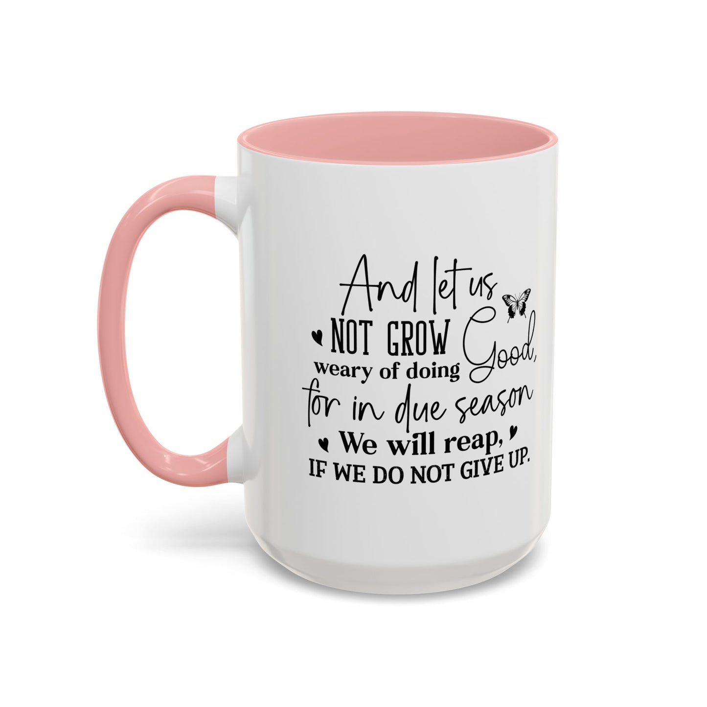 Christian Ceramic Mug - Due Season Accent Coffee Mug (11, 15oz)