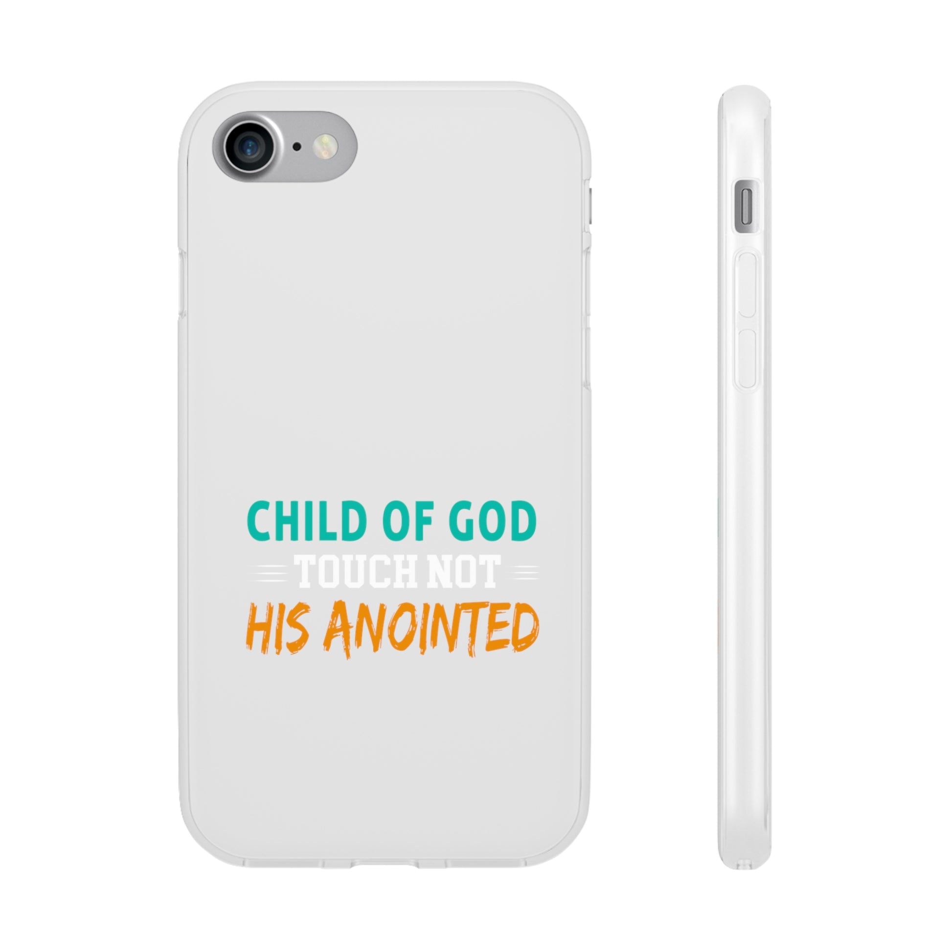 Child Of God Touch Not His Anointed Christian Flexi Phone Case Printify