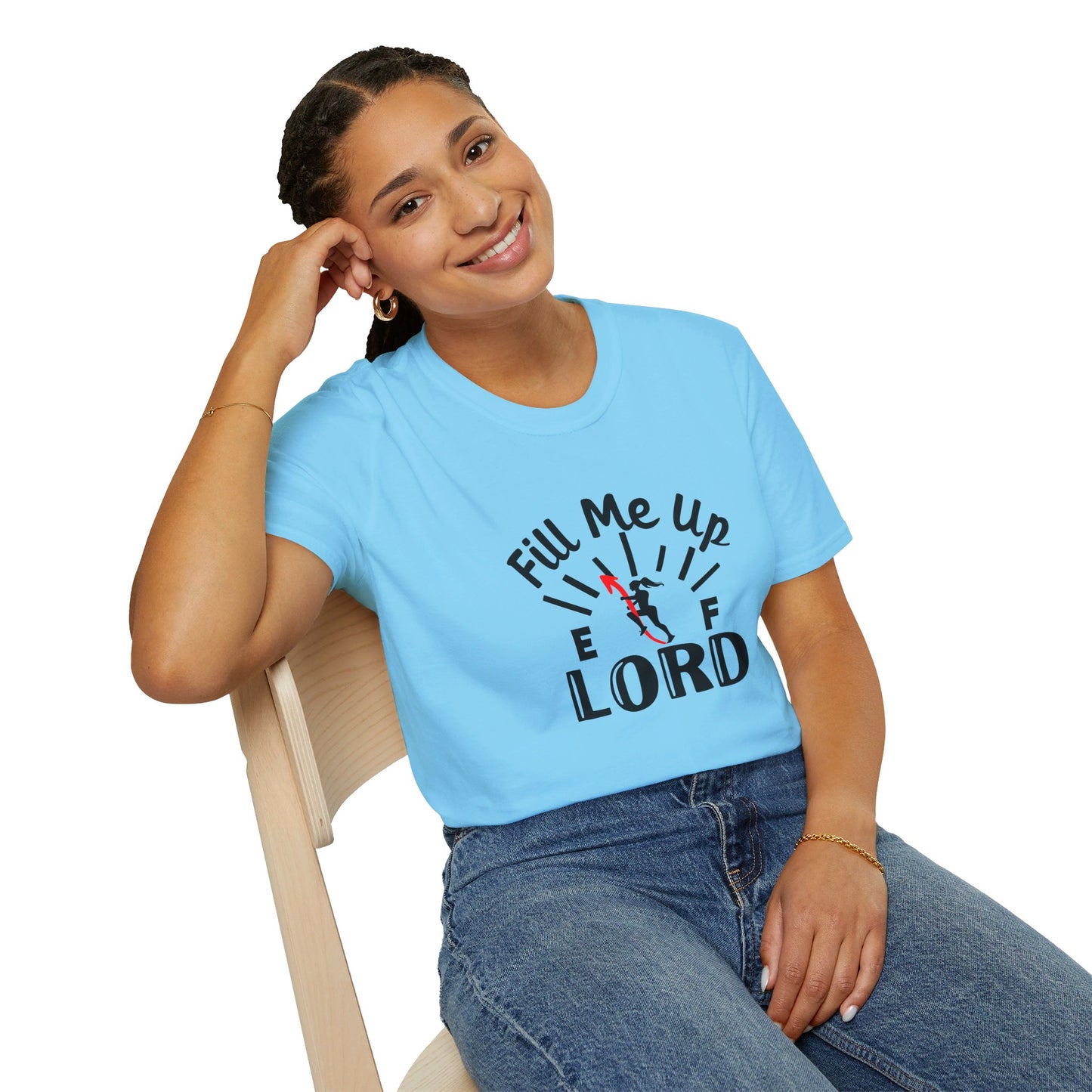 Fill Me Up Lord Funny Unisex Christian T-shirt