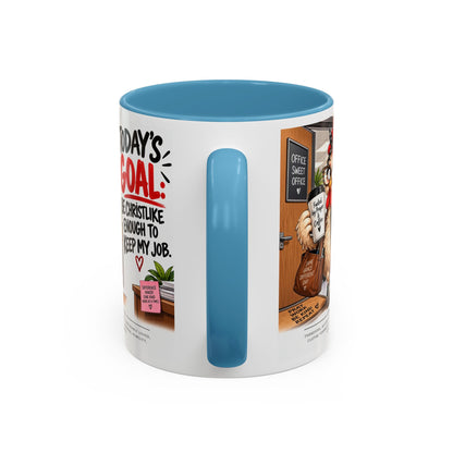 Today's Goal Christian Coffee Mug – Be Christlike Inspirational Bible Verse Mug