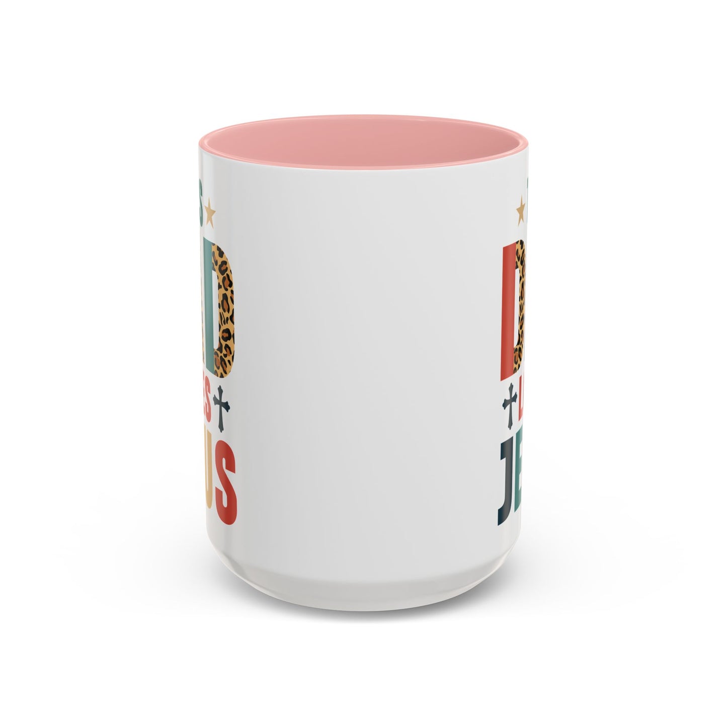 This Dad Loves Him Accent Coffee Mug - Perfect Gift for Father's Day and Christian Dads