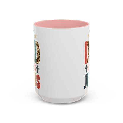 This Dad Loves Him Accent Coffee Mug - Perfect Gift for Father's Day and Christian Dads