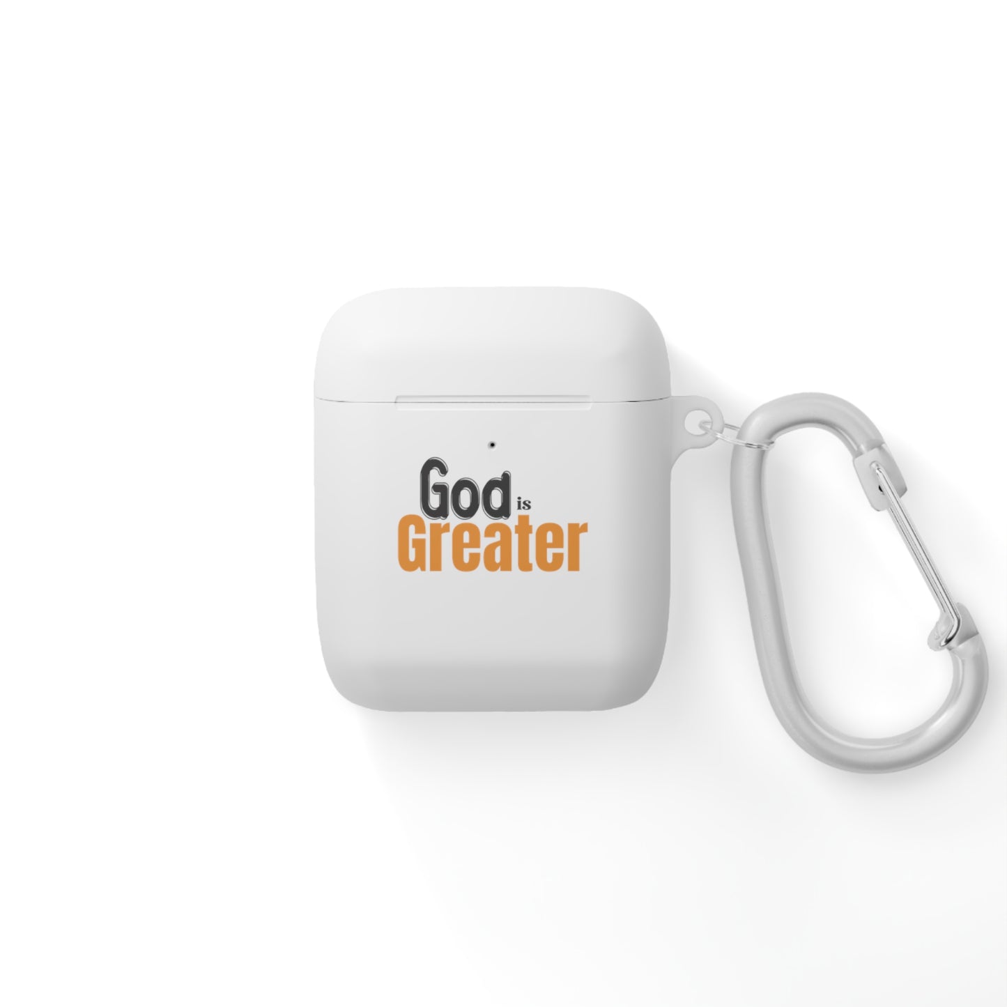 God Is Greater Christian Airpod / Airpods Pro Case cover Printify