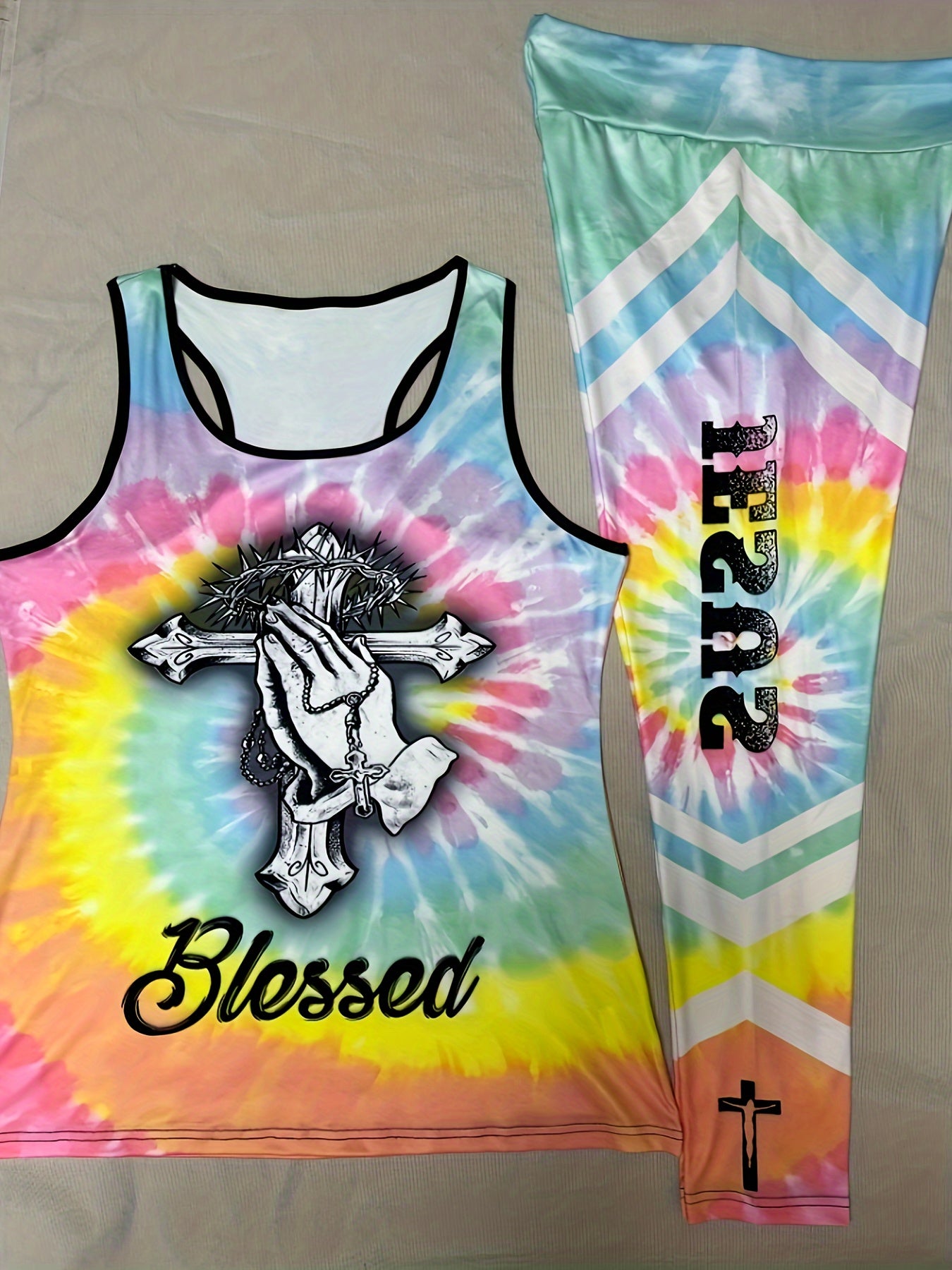 Blessed Plus Size Women's Christian Casual Outfit claimedbygoddesigns