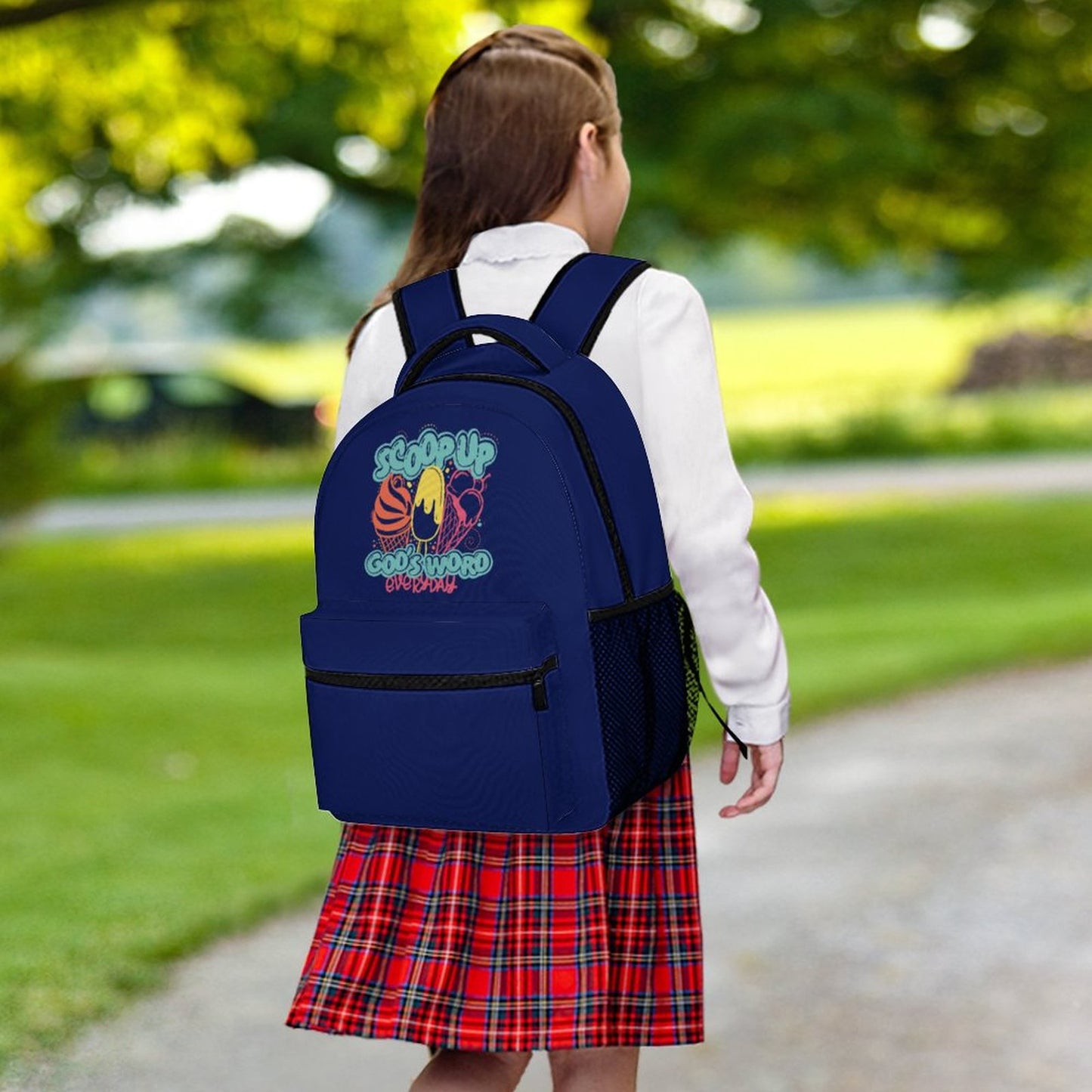 Scoop Up God's Word Everyday Christian Children's School Backpack