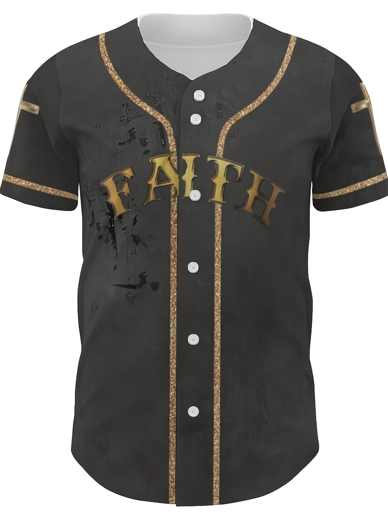 FAITH Men's Christian Baseball Jersey claimedbygoddesigns