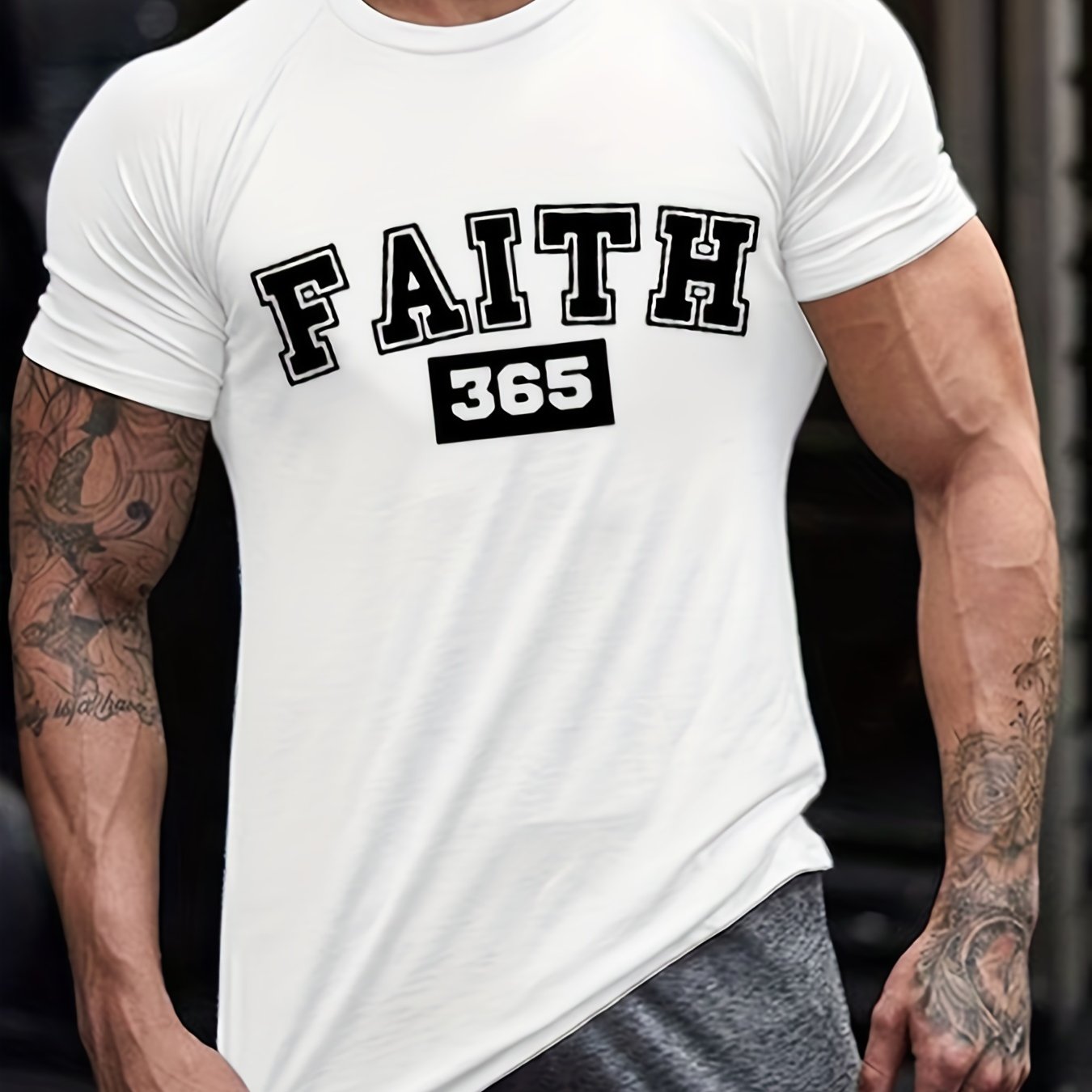 Faith 365 Men's Christian T-Shirt claimedbygoddesigns