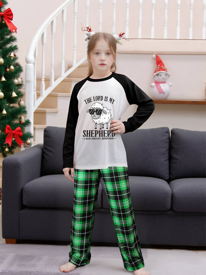 I Need Constant Supervision Youth Christian Plaid Pajamas