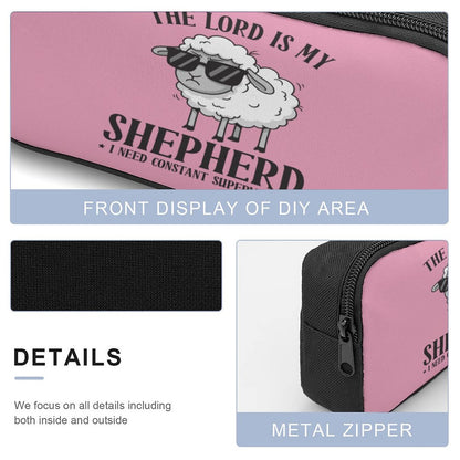 I Need Constant Supervision (girl) 3 Pcs Christian School Backpack Set for Kids (Backpack, Lunch Bag and Pencil Case)