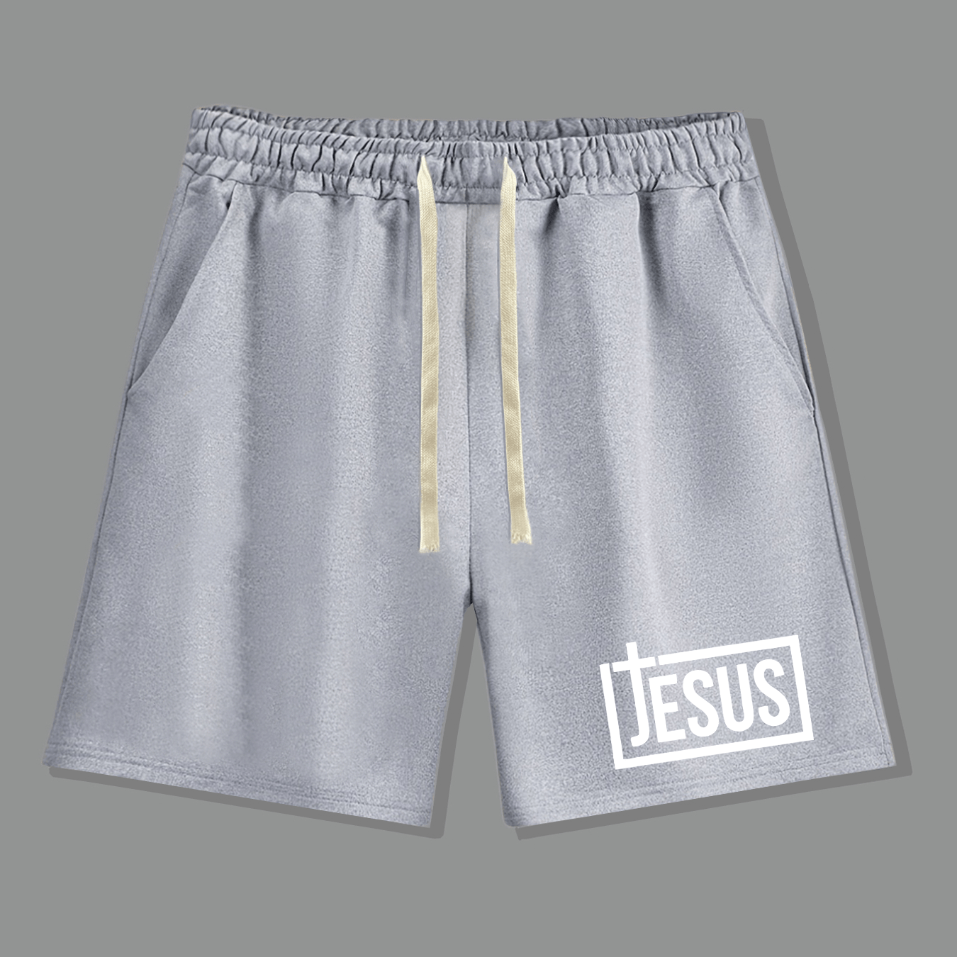 Jesus Cross Men's Christian Shorts claimedbygoddesigns