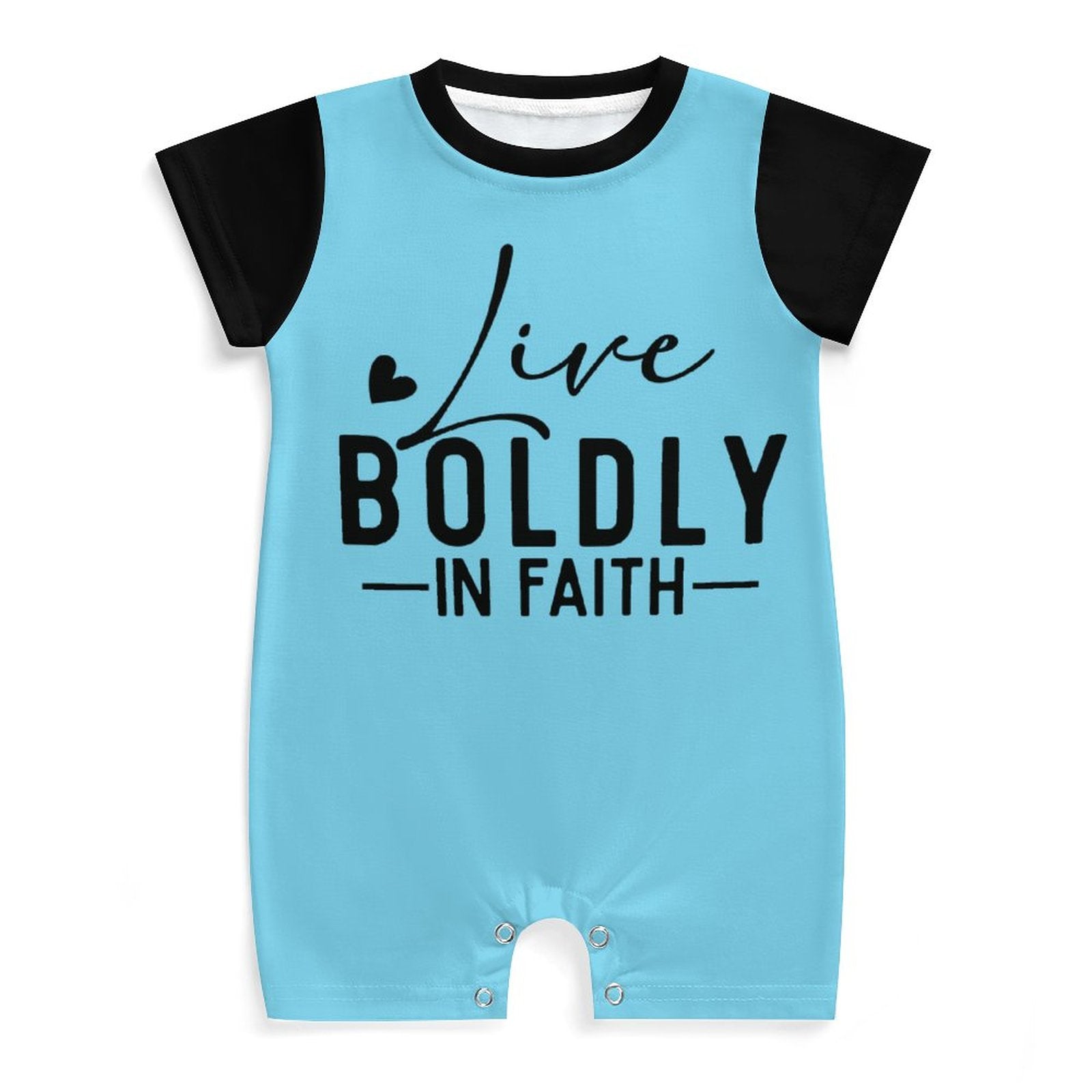 Live Boldly In Faith Roar Christian Baby Onesie SALE-Personal Design