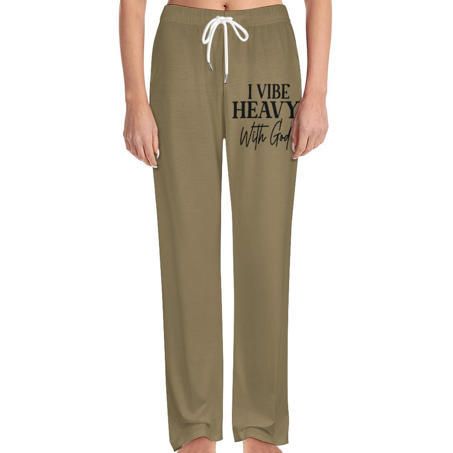 I Vibe Heavy With God Men's Christian Pajamas Pants