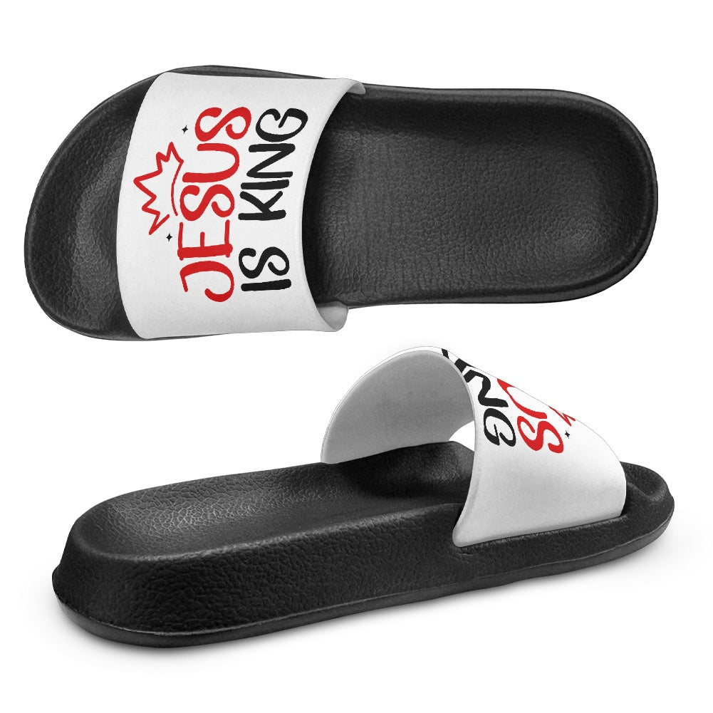 He Is King Christian Children's Sandals - ClaimedbyGodDesigns