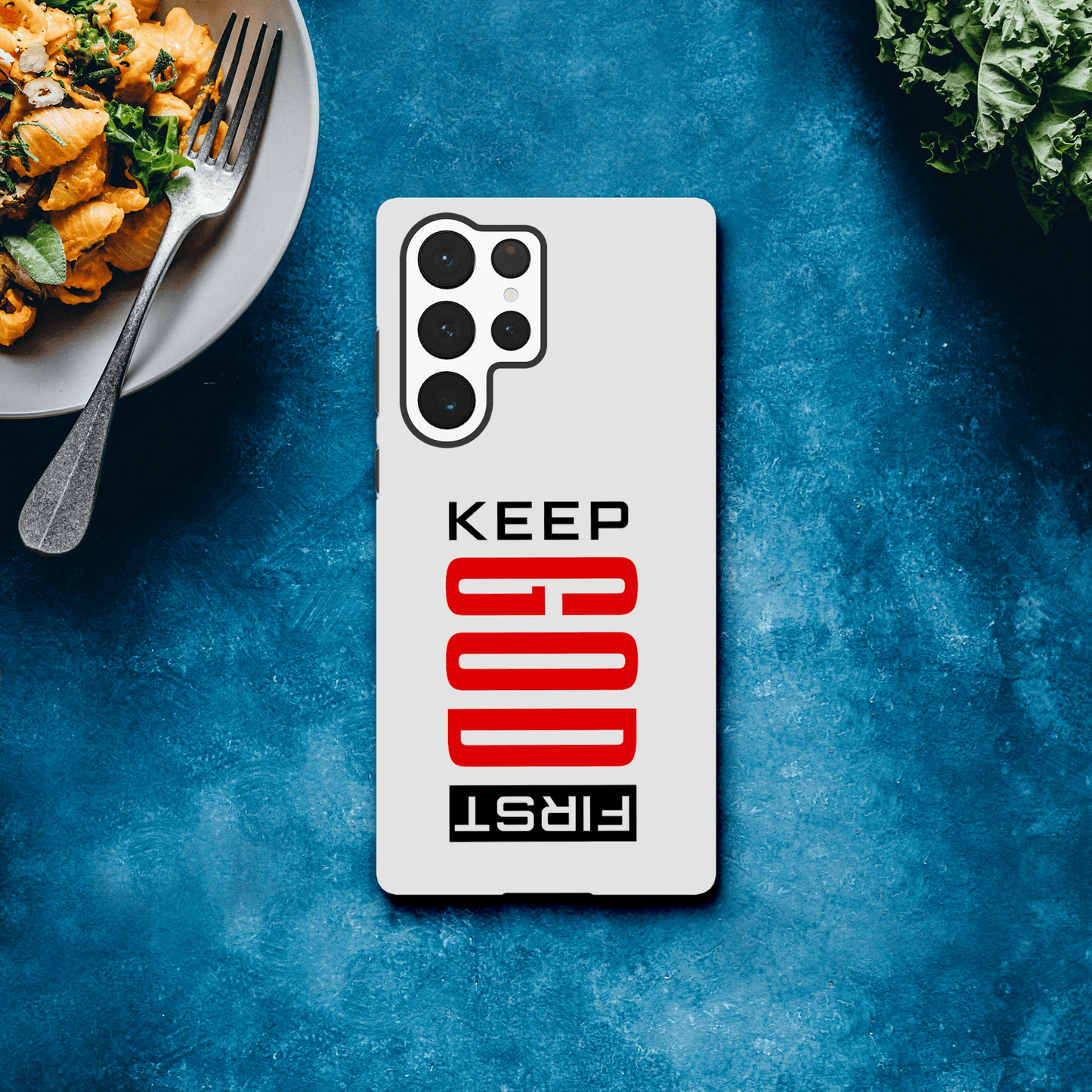 Keep Him First Christian Tough Phone Case For Samsung Galaxy - ClaimedbyGodDesigns