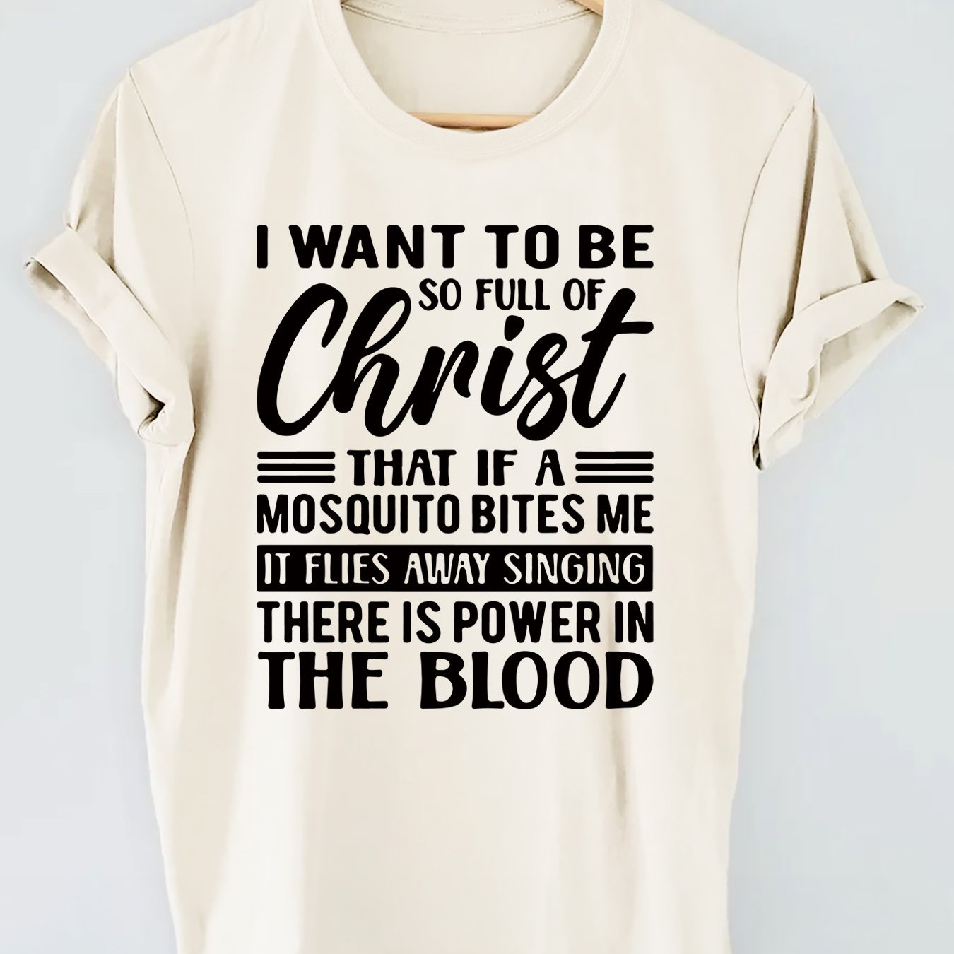 So Full Of Christ Funny Women's Christian T-shirt claimedbygoddesigns